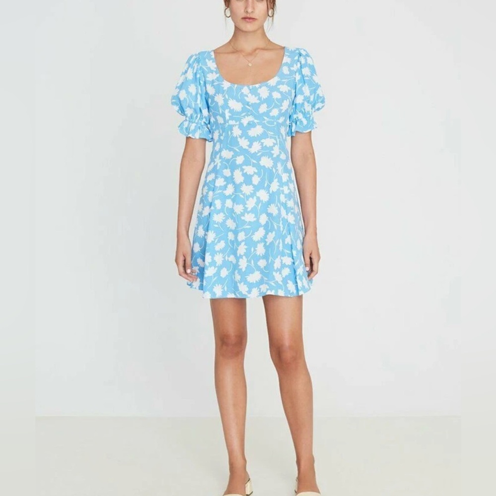 Faithfull The Brand La Barben Mini Dress Leyla Floral Print